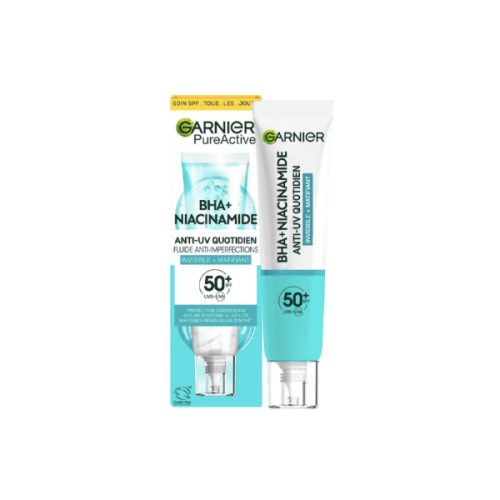 Garnier Pure Active Fluide Anti-UV Spf50 Quotidien Matifiant 40ml