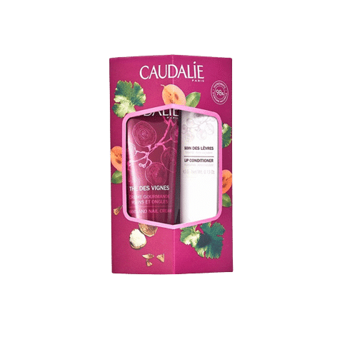 CAUDALIE_LEVRES-1 Caudalie – DUO HIVER – THÉ DES VIGNES – Crème Gourmande Mains 30ml + Soin des Lèvres 4.5g