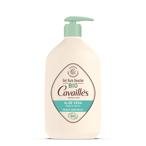 Cavaillès Gel Bain Douche Aloe Vera Surgras Bio 1L