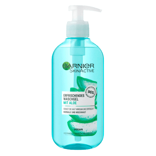 Erfrischendes-Waschgel-mit-Aloe-Extrakt-1-1 Garnier Gel nettoyant végétal rafraîchissant à l'Extrait d'Aloe 200ml