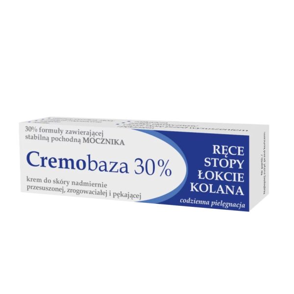 Farmapol Cremobaza 30 Crème à l'Urée 30 % Anti Sécheresse pour Pieds Mains et Coudes 30 g