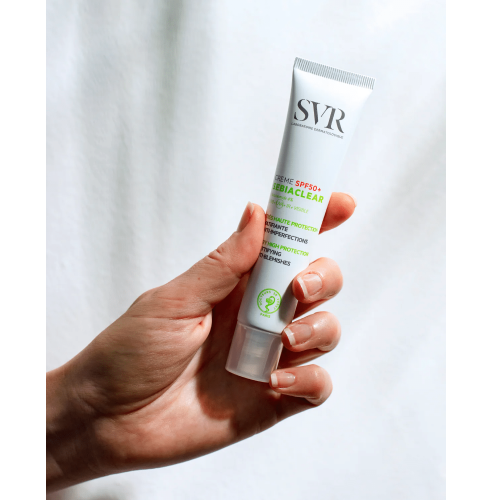 Sebiaclear-SPF50-1 SVR Sebiaclear Protection Solaire Matifiante Anti-Imperfections SPF50 40ml