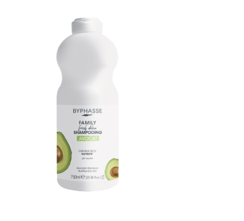 Byphasse FAMILY FRESH DÉLICE AVOCAT SHAMPOOING CHEVEUX SECS 750ML