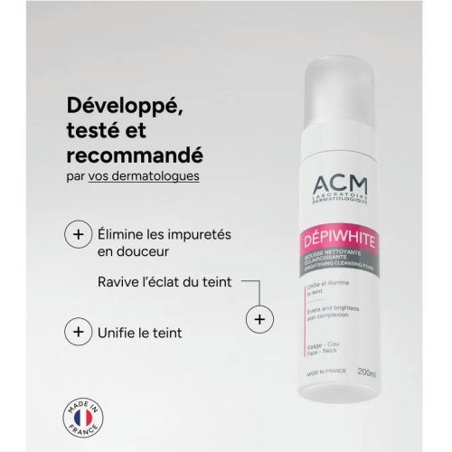 acm-depiwhite-mousse-nettoyante-eclaircissante-dakar-universcosmetix-1 Acm Depiwhite Mousse Nettoyante Éclaircissante 200 ml