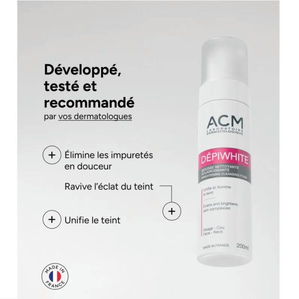 Acm Depiwhite Mousse Nettoyante Éclaircissante 200 ml