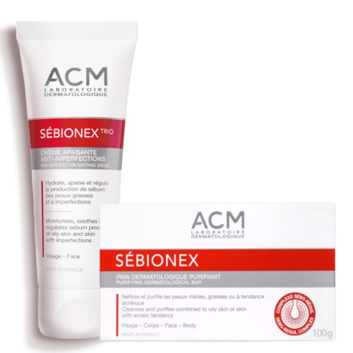 acm-duo-2-1 Acm Laboratoire Duo Soin Anti Boutons Et Point Noirs (Savon + Crème)