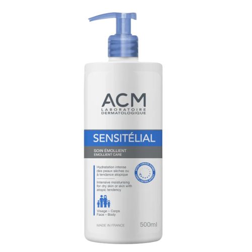 ACM Sensitélial Soin Émollient Soin Hydratant Des Peaux Sèches 500 ml