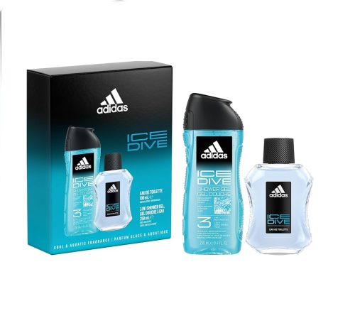 ADIDAS Coffret cadeau adidas Ice Dive Eau de Toilette 100ml et Gel Douche 250ml