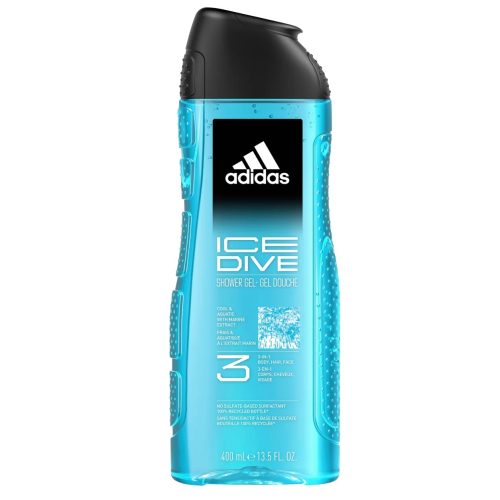 ADIDAS Gel Douche Homme 3EN1 IceDive 400 ml