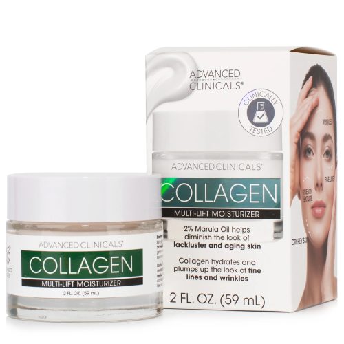 Advanced Clinicals Gel Crème Hydratant Anti Age et Imperfections au Collagène 59 ml