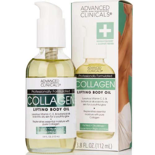 Advanced Clinicals Huile Liftante Corporelle au Collagène 112 ml