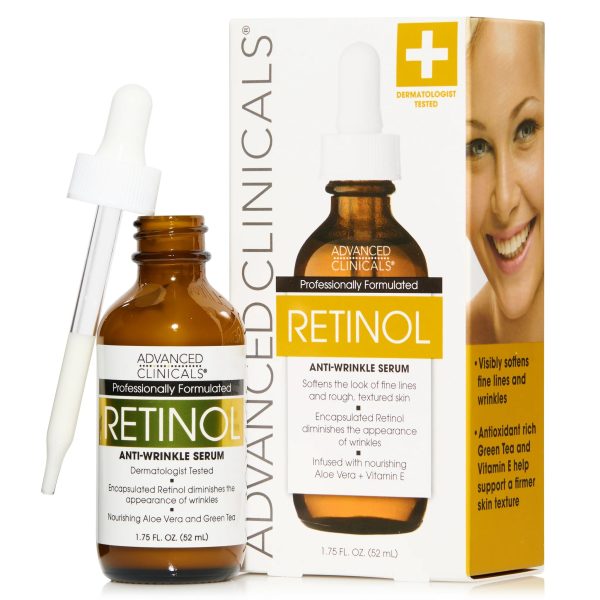 Advanced Clinicals Sérum Rétinol pour Peau Lisse 52 ml