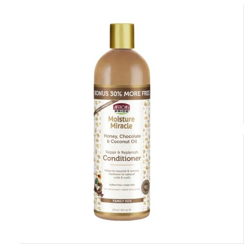 african-pride-apres-shampoing-conditioner-354ml-dakart-universcosmetix African Pride Moisture Miracle Après shampoing au miel au chocolat et à l'huile de noix de coco 354ml