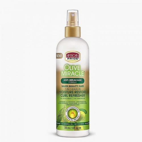african-pride-olive-miracle-7-en-1-soin-sans-rincage-hydratant-et-raviveur-de-boucles-355ml-dakar-universcosmetix African Pride Olive Miracle 7 en 1 Soin sans rinçage hydratant et raviveur de boucles 355ml