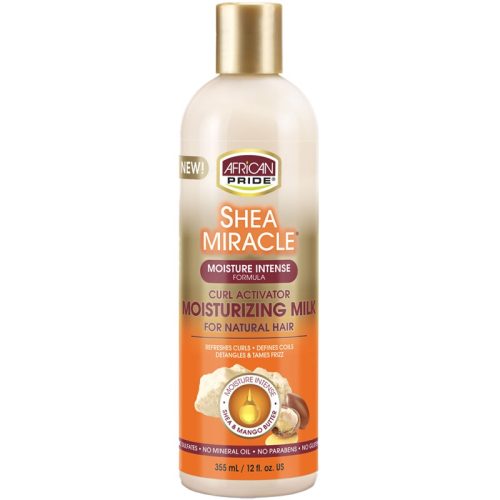 african-pride-shea-miracle-lait-hydratant-activateur-de-boucles-beurre-de-karite-et-mangue-355-ml-dakar-universcosmetix African Pride Shea Miracle Lait Hydratant Activateur de Boucles Beurre de Karité et Mangue 355 ml
