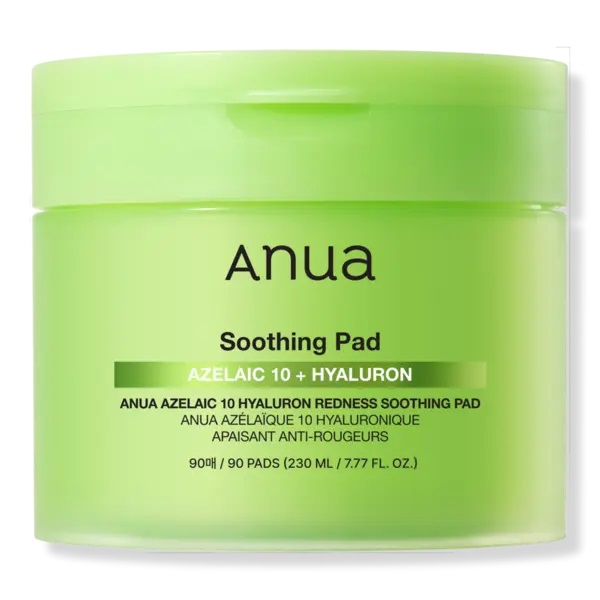 Anua Azelaic Pad Apaisant Anti Rougeurs et Boutons Acid 10 Hyaluron Redness Soothing 90 Pads