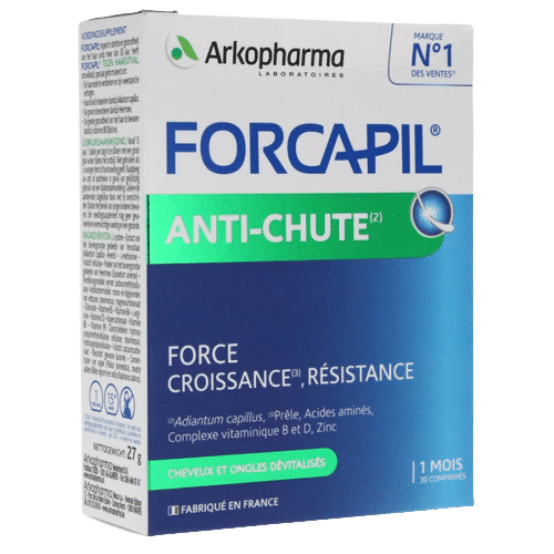 Arkopharma FORCAPIL Anti-Chute Cheveux et Ongles 30 comprimés