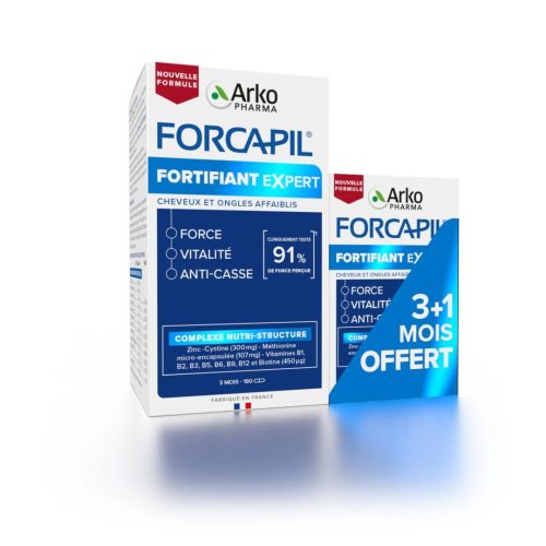Arkopharma Forcapil Cheveux et Ongles Formule Fortifiante 180 + 60 gélules