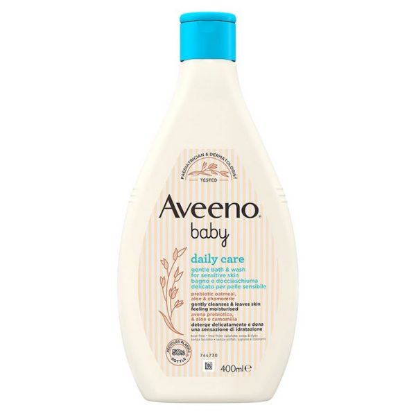Aveeno Baby Bain et Douche Gel Délicat Peau Sensible Bébé 400 ml