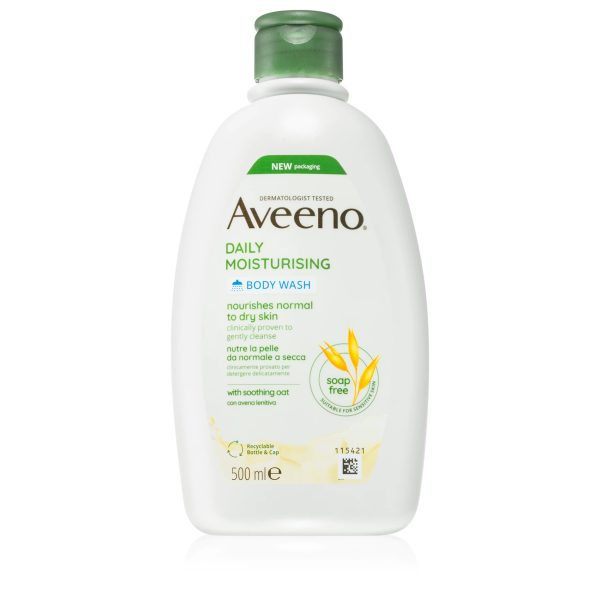 Aveeno Gel Douche Hydratant Quotidien Avoine Colloïdale 500 ml