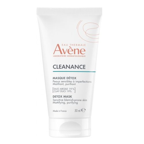 Avène Cleanance Masque Matifiant et Détox Peaux Sensibles à Imperfections 50 ml