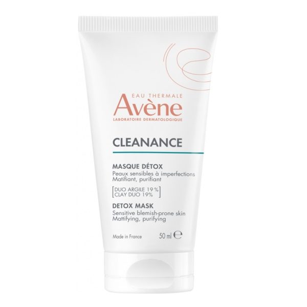 Avène Cleanance Masque Matifiant et Détox Peaux Sensibles à Imperfections 50 ml