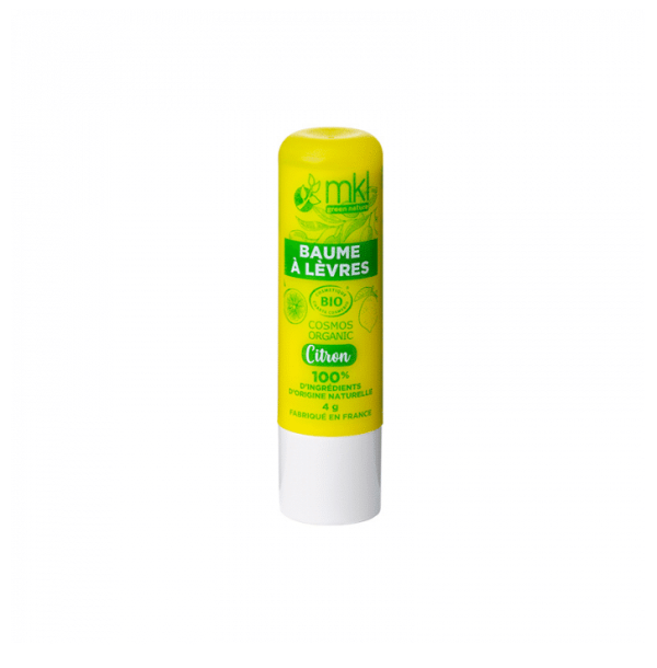MKL Baume Lèvres certifié BIO – Citron 4g