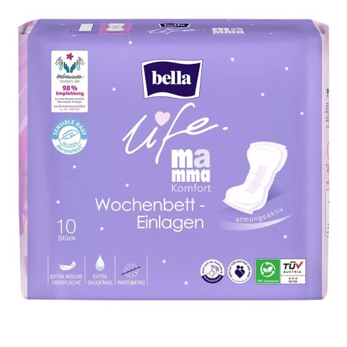 Bella Mamma Serviettes Hygiéniques Post Partum Life Comfort lot de 10