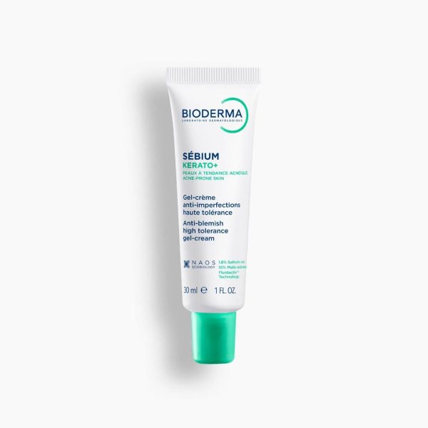 Bioderma Sebium Kerato+ Gel Crème Anti-Imperfections Visage Peaux à Tendance Acnéique 30ml