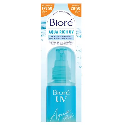 Bioré Brume Spray Solaire Spf50 Aqua Rich UV 60 ml