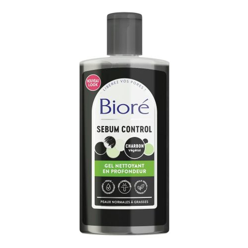 Bioré Gel Nettoyant en Profondeur au Charbon 200ml