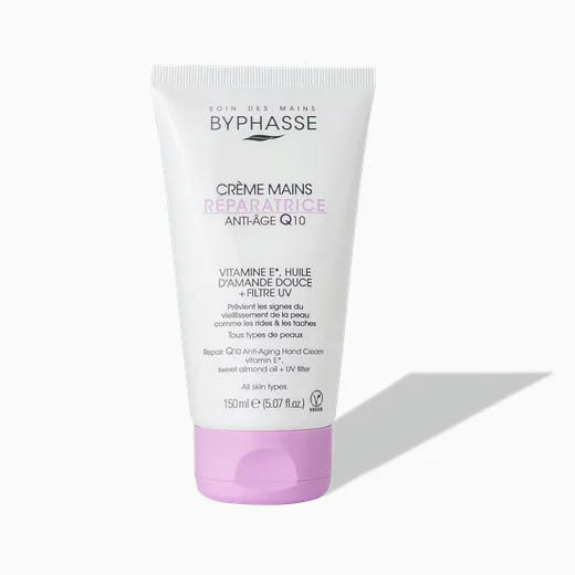 Byphasse Crème Mains Réparatrice Q10 Anti Age 150ml