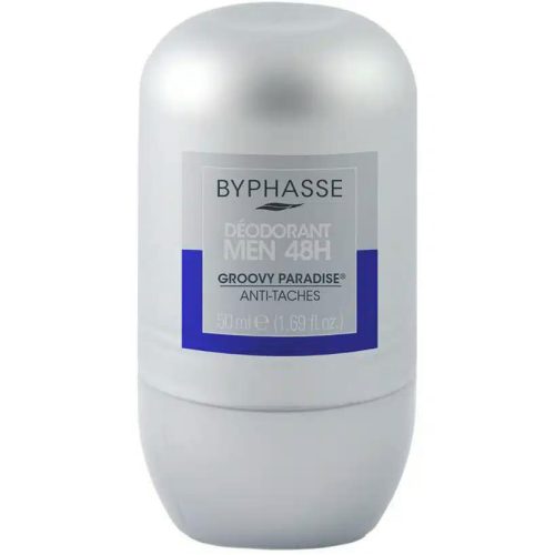 BYPHASSE Déodorant Homme 24h Groovy Paradise (Roll-on) 50 ml