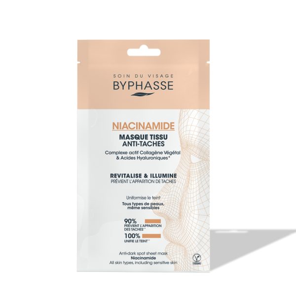 Byphasse Masque Tissu Anti Taches Niacinamide Skin Booster 18ml