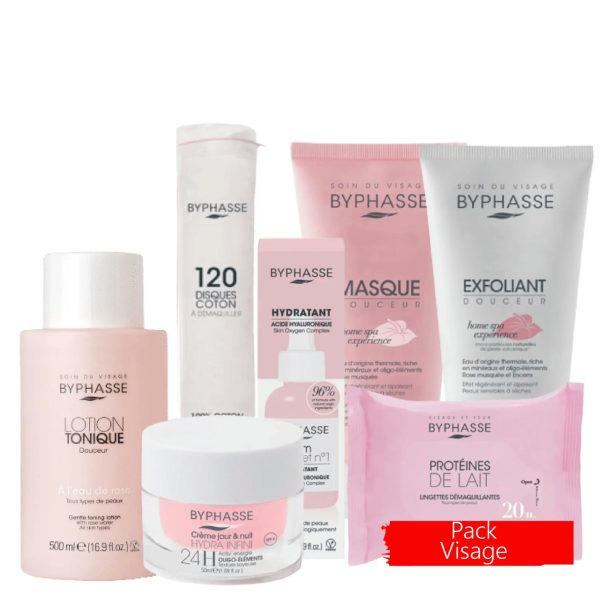 Byphasse Routine de Soin Visage Hydratation Tous Type de Peaux