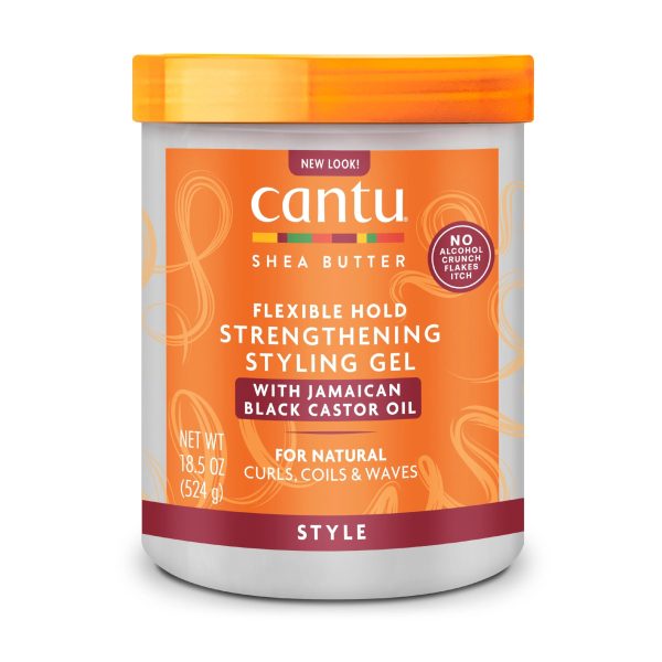 Cantu Shea Butter Gel Coiffant et Fixant Black Castor 524 g