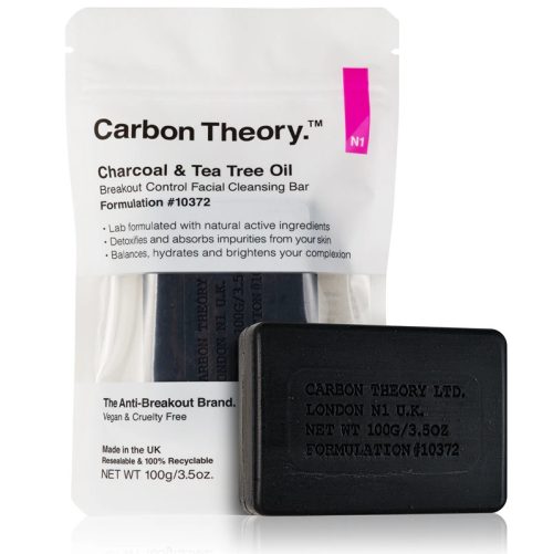 Carbon Theory Savon Anti Imperfections au Charbon et à l'Huile d'Arbre à Thé 100g