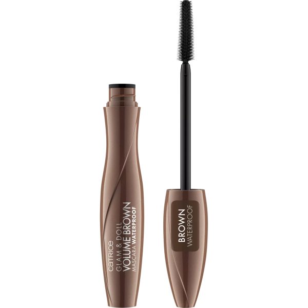 Catrice Mascara Waterproof Glam&Doll Volume Longue Tenue Brown 10 ml