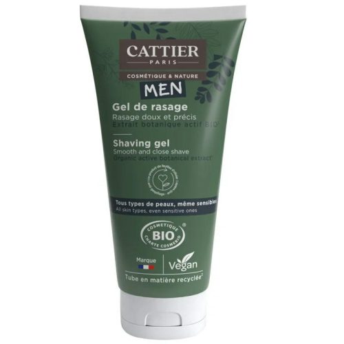 Cattier Men Gel de Rasage Formule Bio Actif 150 ml