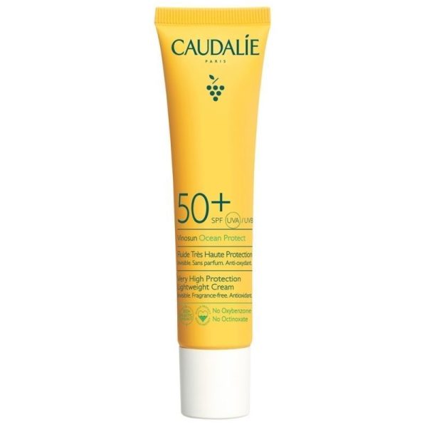 Caudalie Crème Solaire Vinosun Fluide Très Haute Protection Spf50+ 40 ml