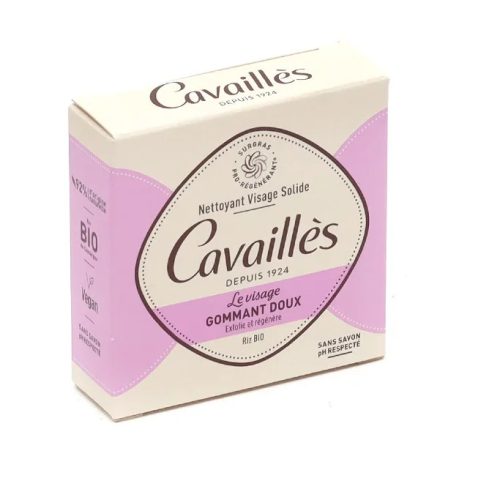 Cavaillès Nettoyant Visage Solide Gommant Doux 70 g