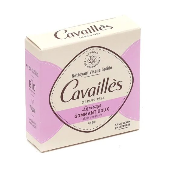 Cavaillès Nettoyant Visage Solide Gommant Doux 70 g