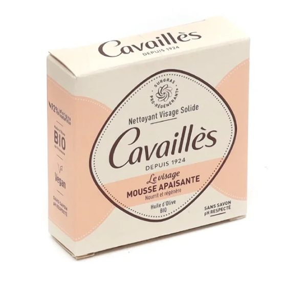 Cavaillès Nettoyant Visage Solide Mousse apaisante 70 g