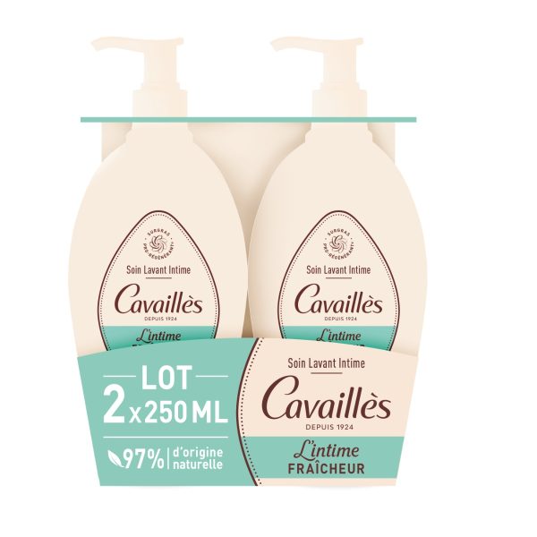Cavaillès Soin Toilette Intime Fraîcheur Duo 2 x 250 ml