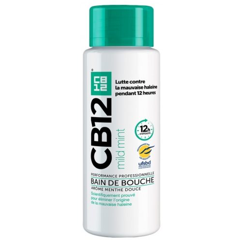 Cb12 Mild Mint 12 Heures Bain de Bouche Mauvaise Haleine 250 ml