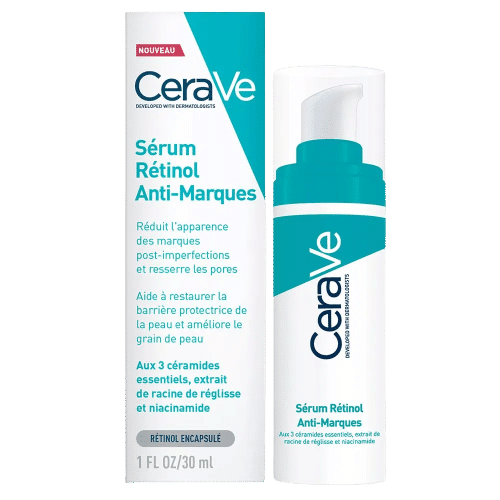 cerave-1-1 CeraVe Sérum Rétinol Anti-Imperfections Peaux à Imperfections 30 ml