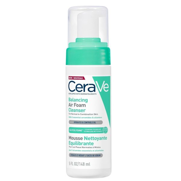 CeraVe Mousse Nettoyante Équilibrante sans Parfum 148 ml