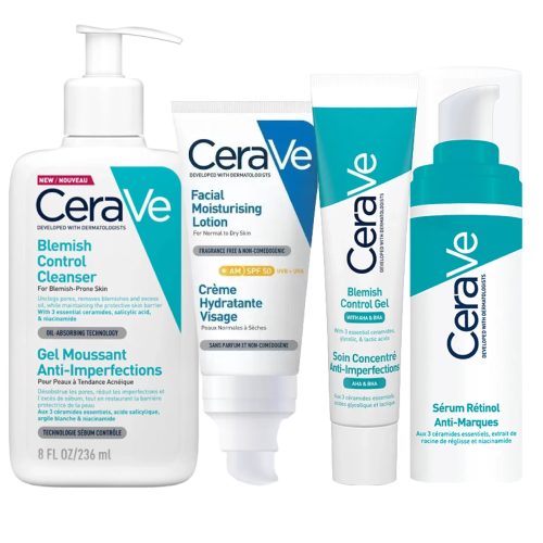 Cerave Routine Compléte Anti-Imperfections Anti-Marques et Boutons