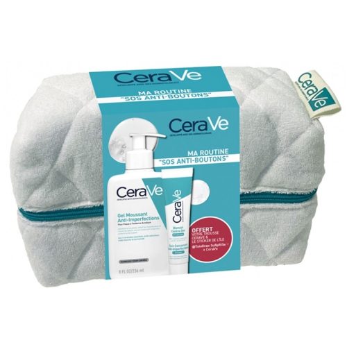 CeraVe Trousse Gel Moussant Anti-Imperfections 236ml + Soin Concentré Anti Imperfections 40ml