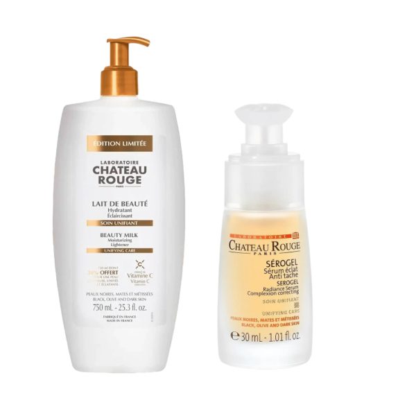 Château Rouge Duo Éclat du Teint Lait Anti Taches + Sérum Éclat Serogel